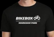 Black Cotton Markham Park T-Shirt