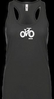 Black Ladies Racerback Tank